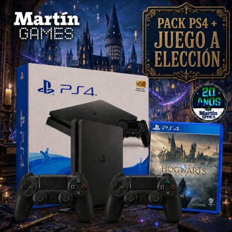 CONSOLA Playstation 4 PS4 SLIM 500GB RECERTIFICADA + HOGWARTS LEGACY DIGITAL CONSOLA Playstation 4 PS4 SLIM 500GB RECERTIFICADA + HOGWARTS LEGACY DIGITAL