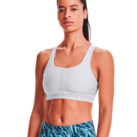 TOP MUJER UNDER ARMOUR CROSSBACK MID BRA White