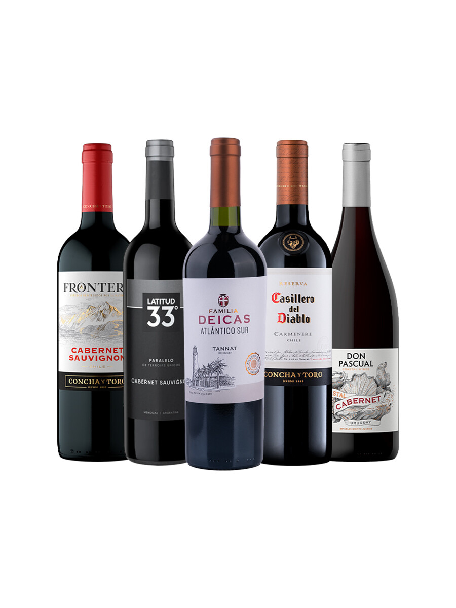 Pack Recomendados x5 vinos Pack Recomendados x5 vinos