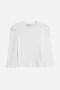 Remera mangas abullonadas BLANCO