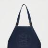 Bolso Eterial en cuero graneado Marine Blue