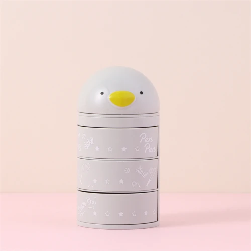 Caja Organizadora Giratoria Dibujos Animados - Gris Caja Organizadora Giratoria Dibujos Animados - Gris