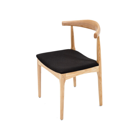 Silla Elbow Natural con negro. Sale