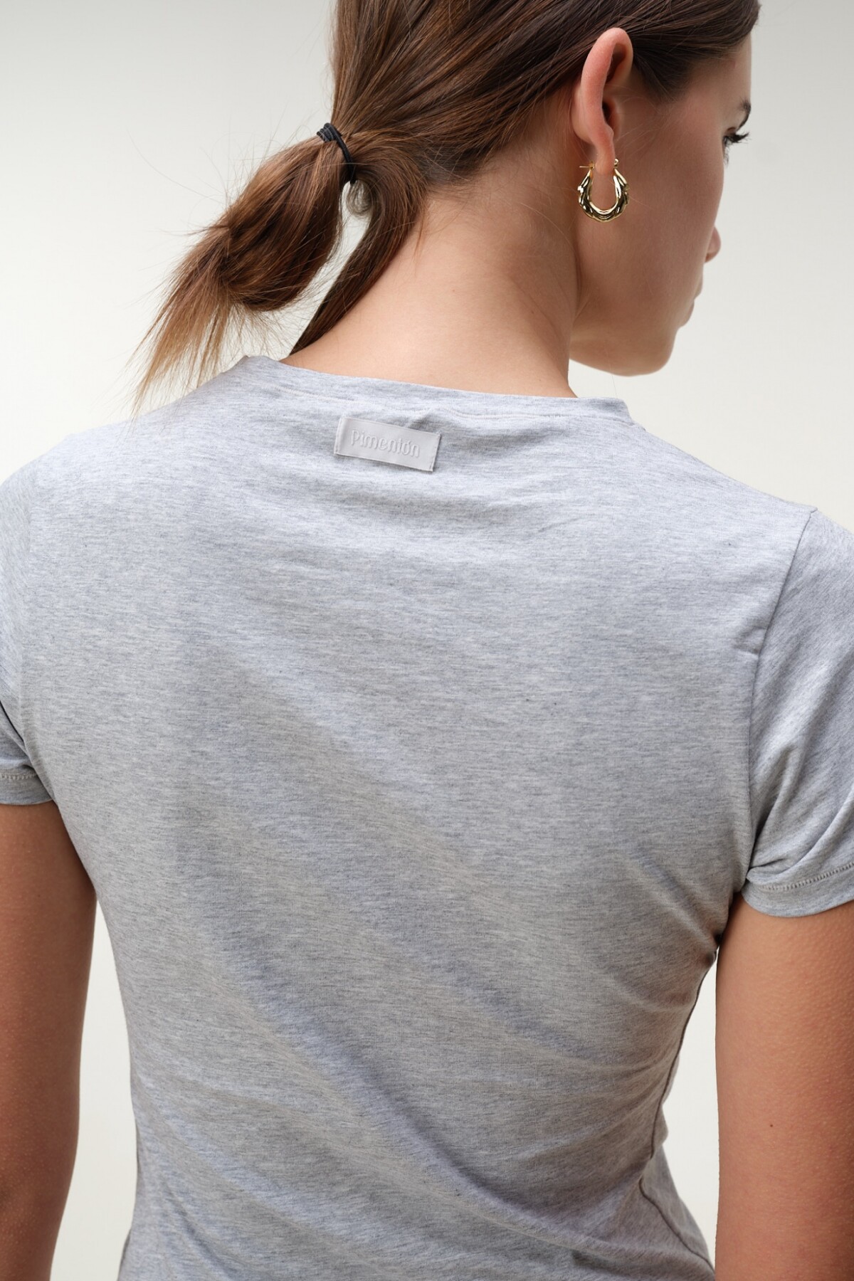 Remera Berlín Gris Melange