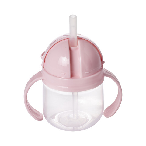 Vaso Entrenador Osos con Pajita y Tapa 260 ml ROSA