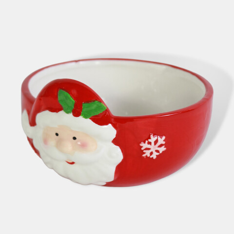BOWL CERAMICA DIS SANTA 14X13.5X8.5CM Unica