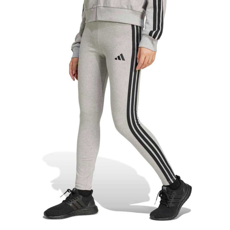 Calza de Mujer Adidas Essentials 3 Gris - Negro
