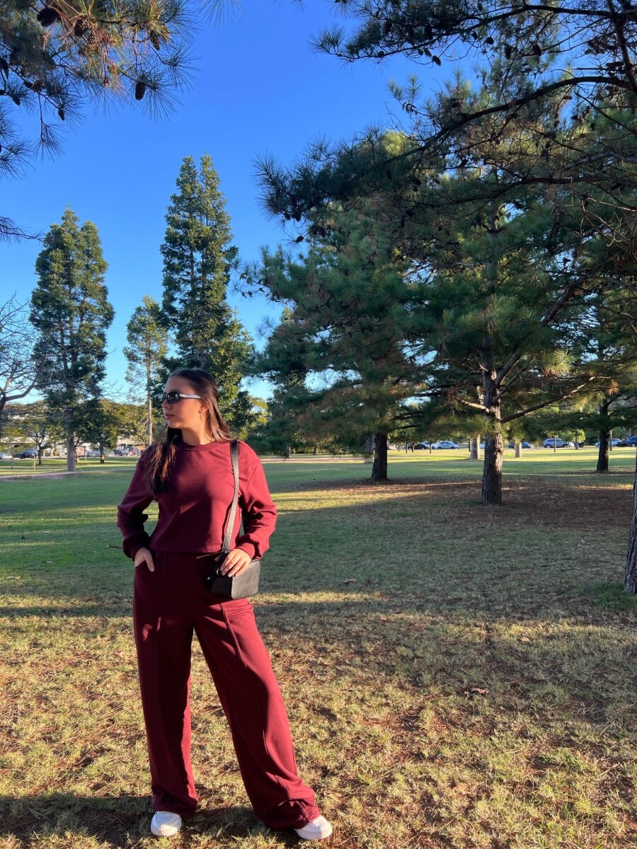 Pantalon Andrea - Bordeaux 