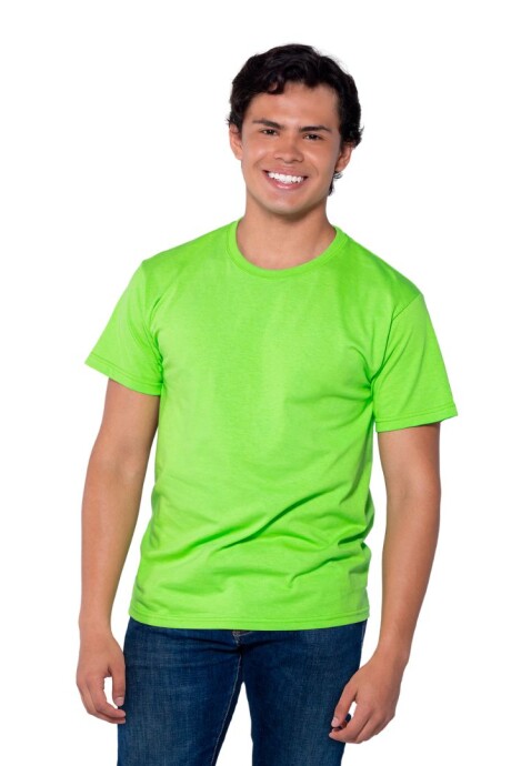 Camiseta a la base joven Verde lima
