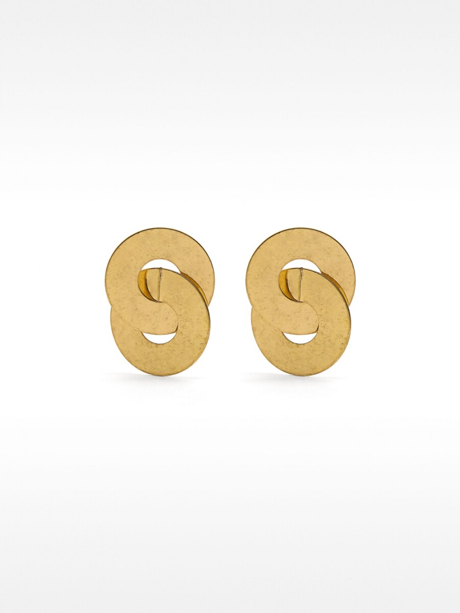 Pendientes Maxi Entrelazados dorado
