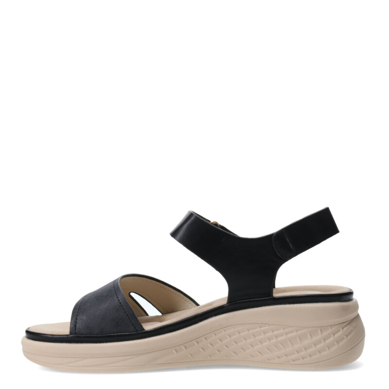 Sandalias de Mujer Lady Confort Duxi Con Tobillera Negro
