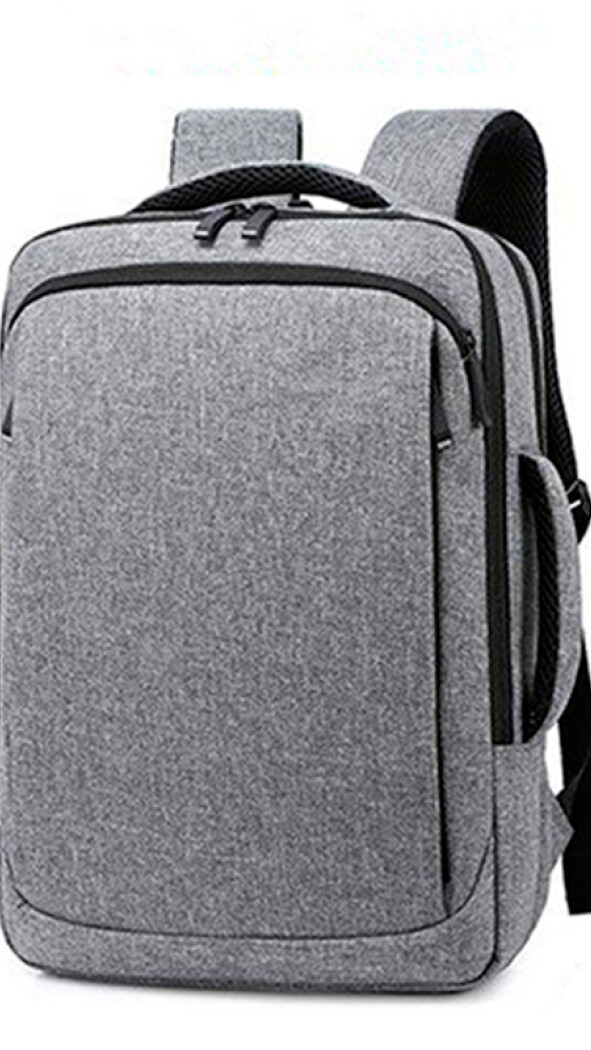MOCHILA CHICAGO TRIBUNE GRIS