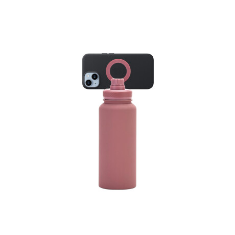 Botella Deportiva 960 Ml magética para celular Acero inoxidable Rojo