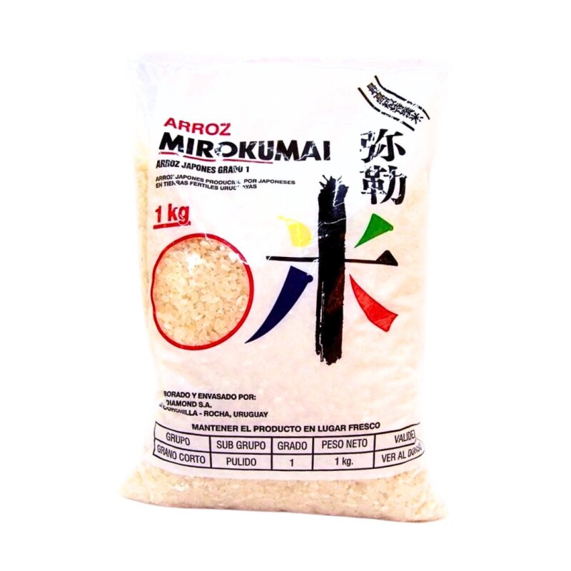Arroz para sushi Mirokumai - 1 kg Arroz para sushi Mirokumai - 1 kg