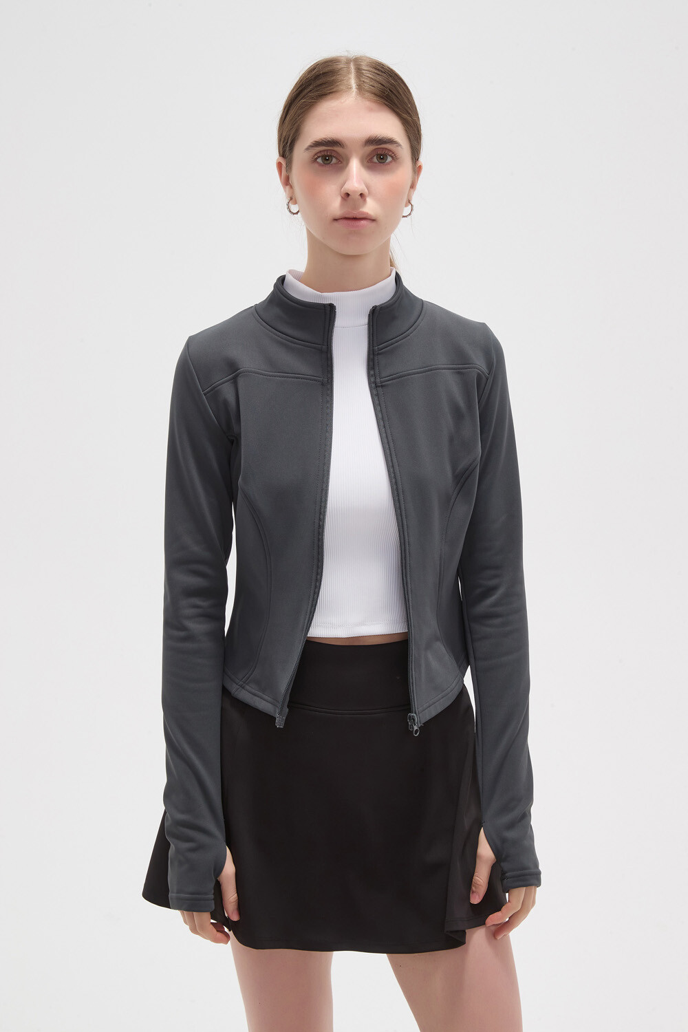 Campera Palua Gris Oscuro