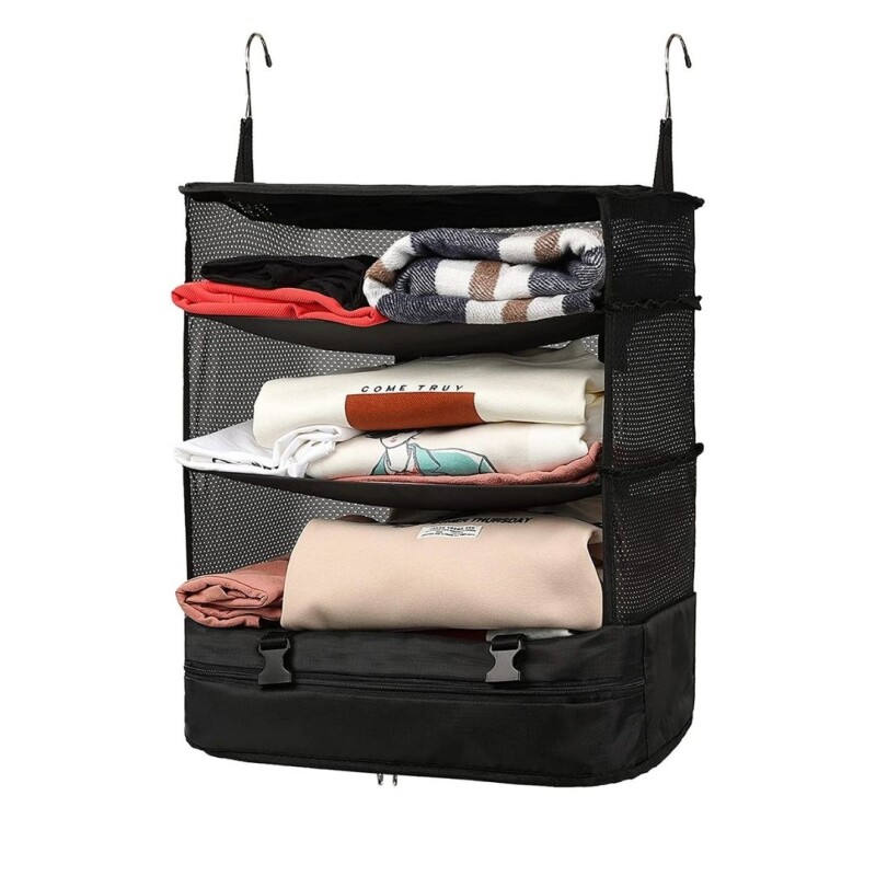 Organizador Ropa Colgante Estante Valija Viaje Ropero Organizador Ropa Colgante Estante Valija Viaje Ropero