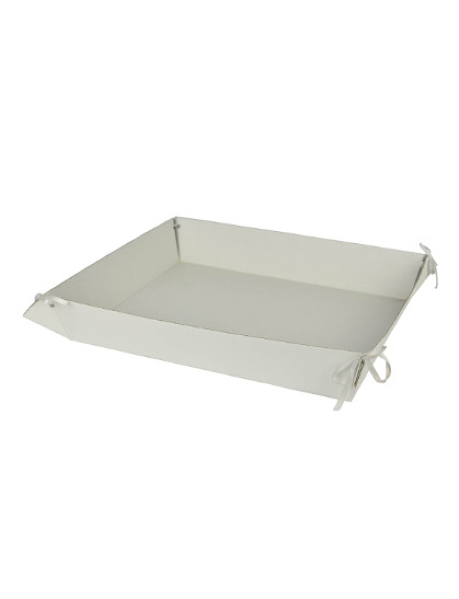 Canasta con cinta 41x33x8 cm. - PERLATO 