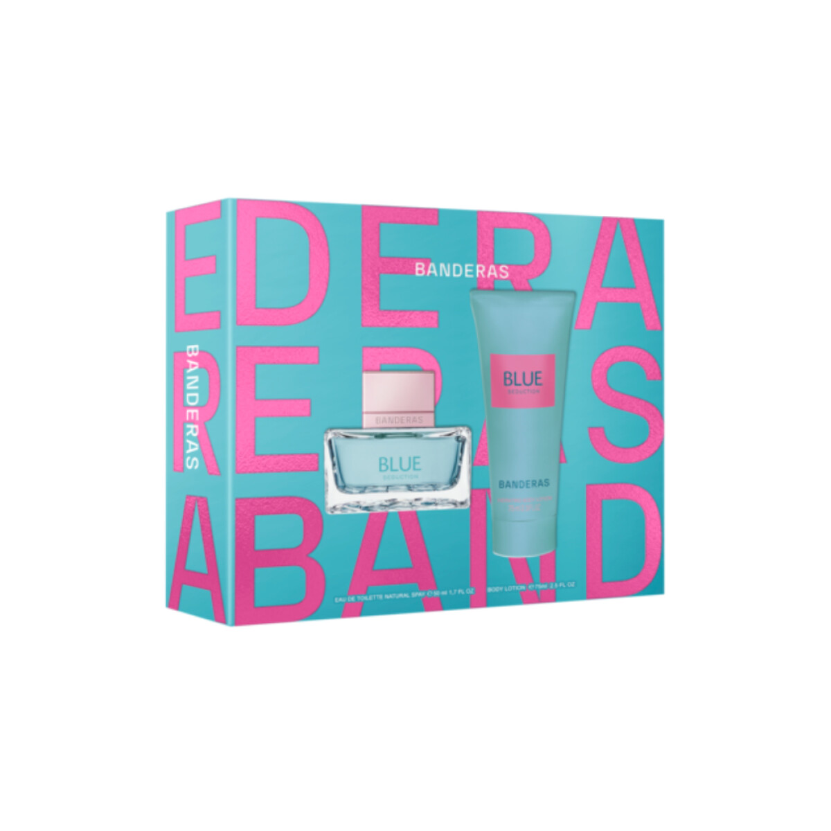 Set Antonio Banderas Perfume Blue Seduction EDT 50ml + Bodt Lotion 75ml 