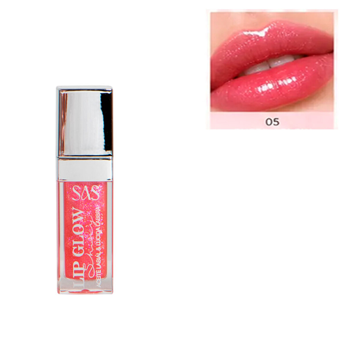 SAS Bálsamo labial con brillo - Tono 5 