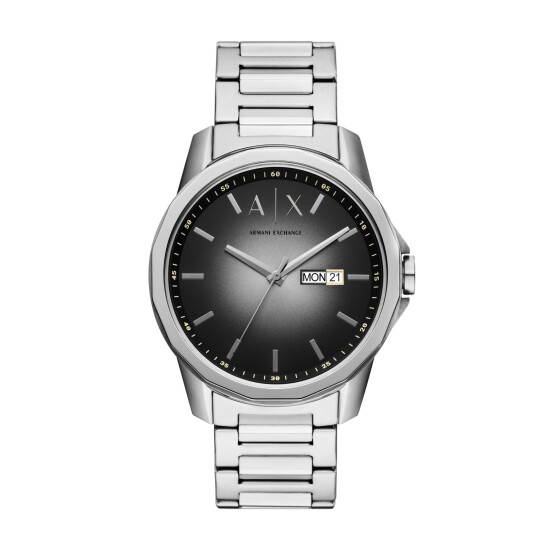 Reloj Armani Exchange Clásico Acero Inoxidable Plata 0
