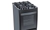 Cocina a Gas -James C 700 V Mesa Vidrio Kirkor Negra