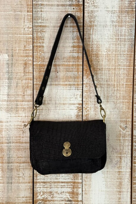 Minibag Miami Negro Croco