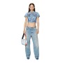C-Shirin Shirt - Mujer Blue Denim