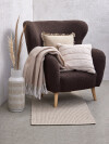 Almohadón STAVKLOKKE 45x45 pelo beige Almohadón STAVKLOKKE 45x45 pelo beige