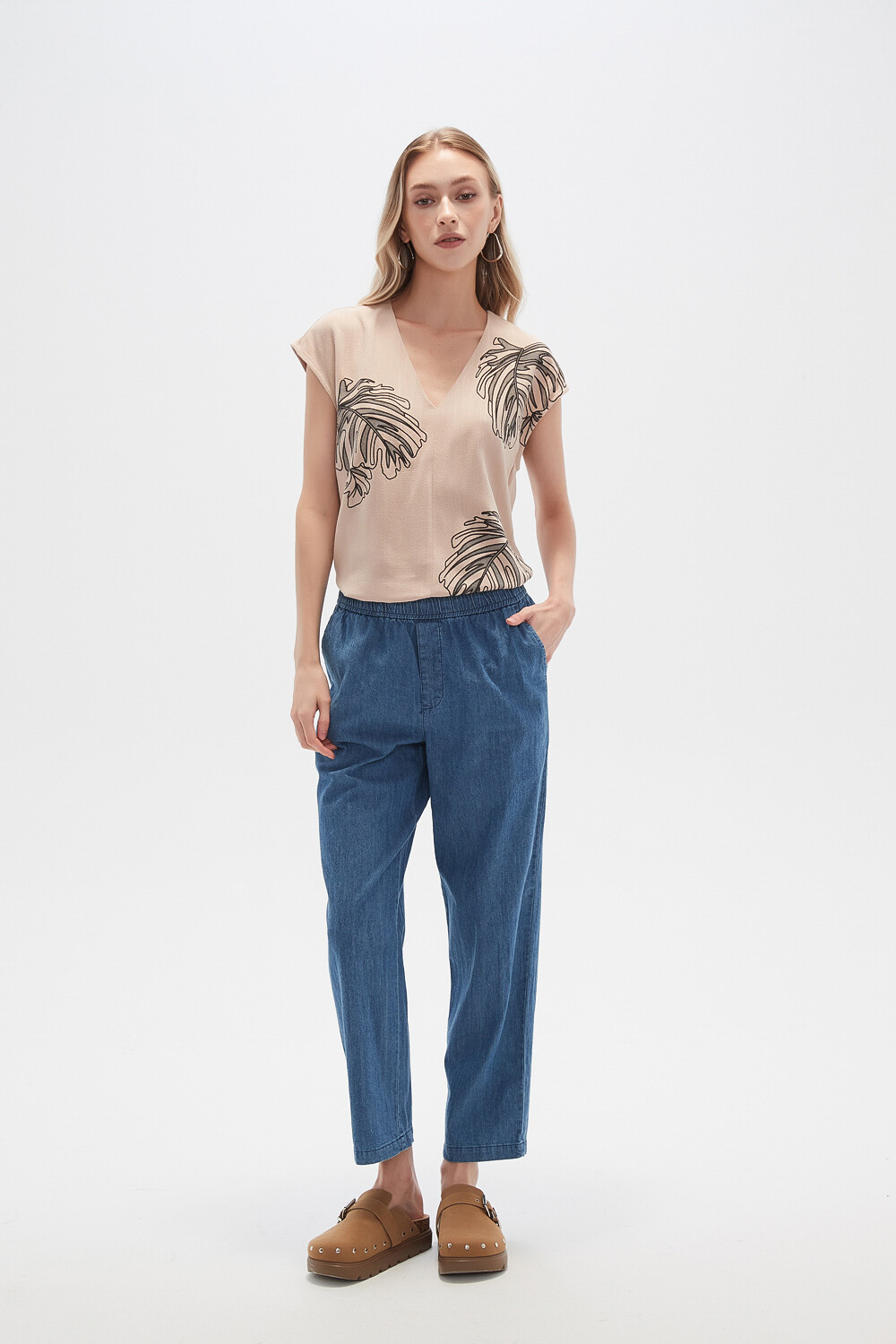 Pantalon Liru Azul Medio