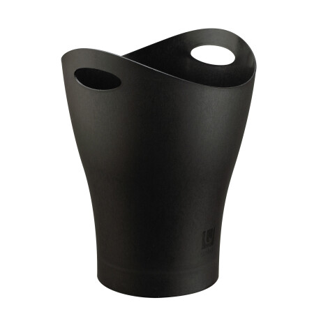 PAPELERA 8,5 LTS POLIPROPILENO NEGRO UMBRA