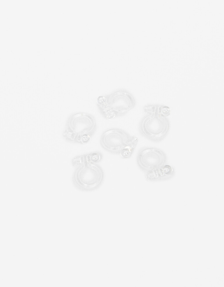 Bijouterie Vs Set De Clips De Silicona - Cristal