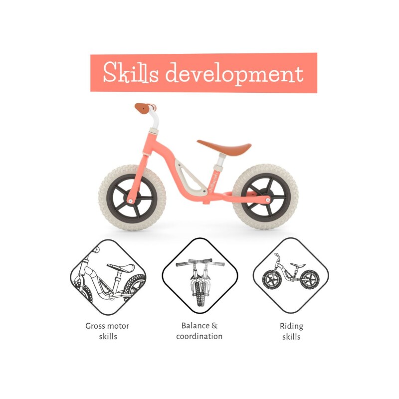 CPCH01 Bicicleta De Equilibro Chillafish 10 Tipo Chivita +18 Meses - Rosa