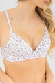 Soutien triangulo preformado snoopy flower Blanco
