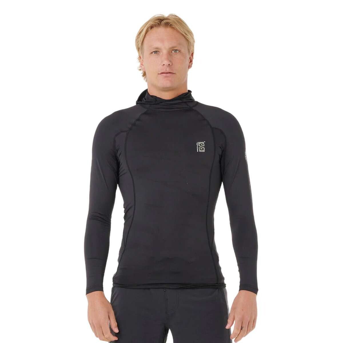 Lycra Rip Curl Search Upf Perf Hood - Negro 