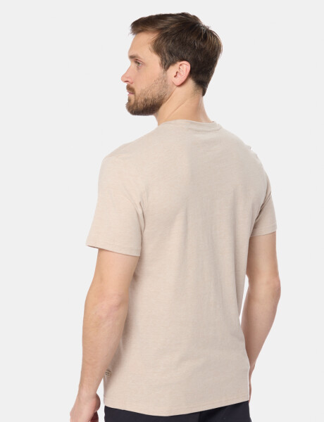 REMERA ESTAMPADA Beige
