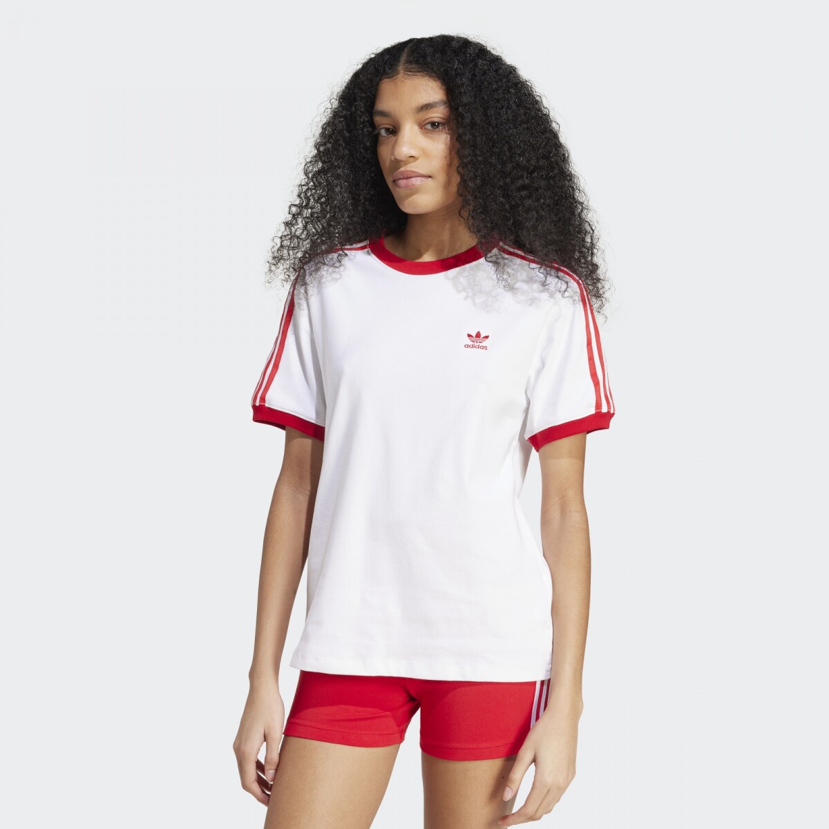Remera Adidas 3 Rayas - Blanco 