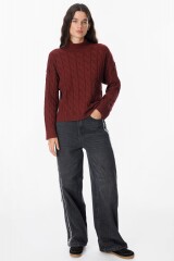 Sweater Liquen Bordeaux