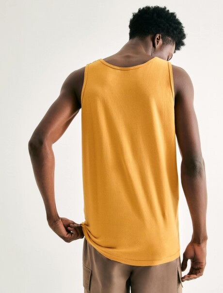 T-SHIRT MUSCULOSA MASC AMARILLO
