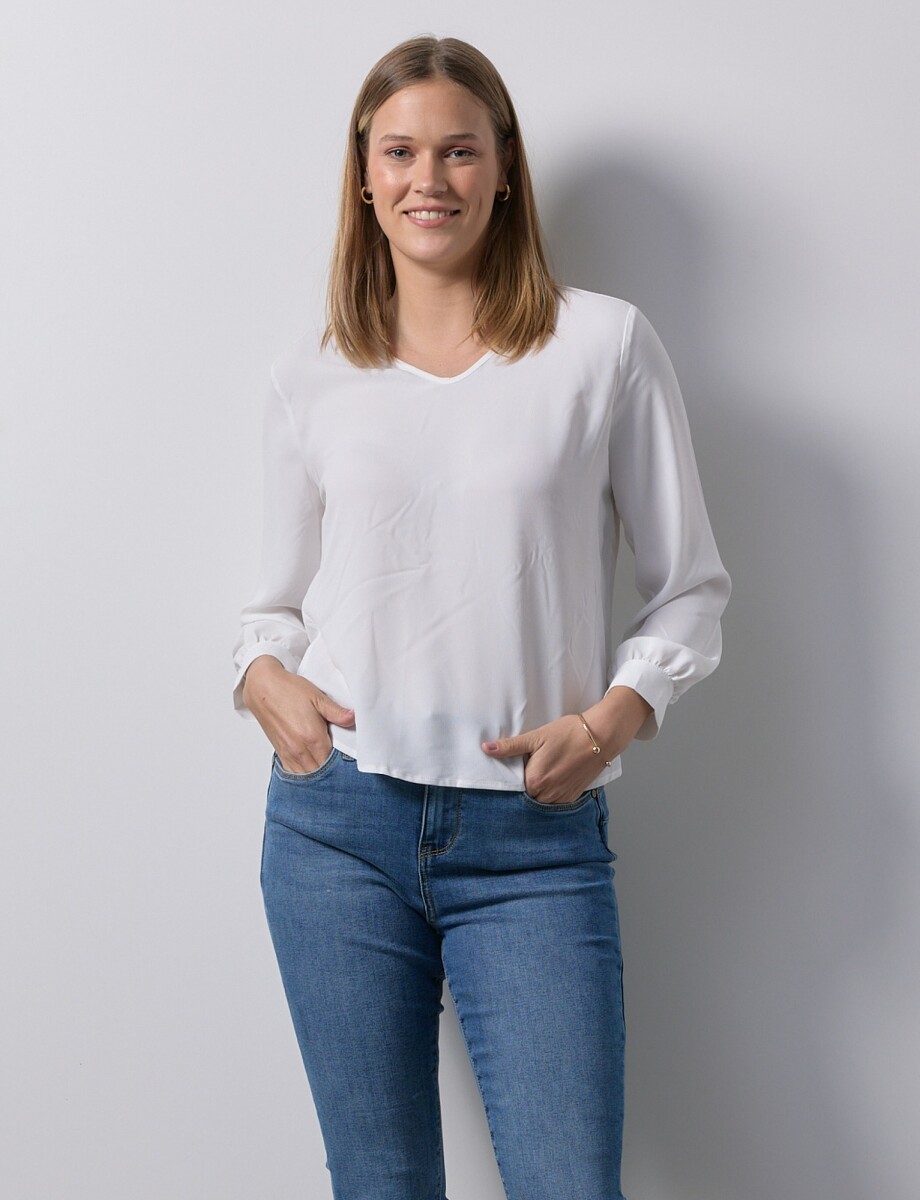 Blusa Gasa - Blanco 