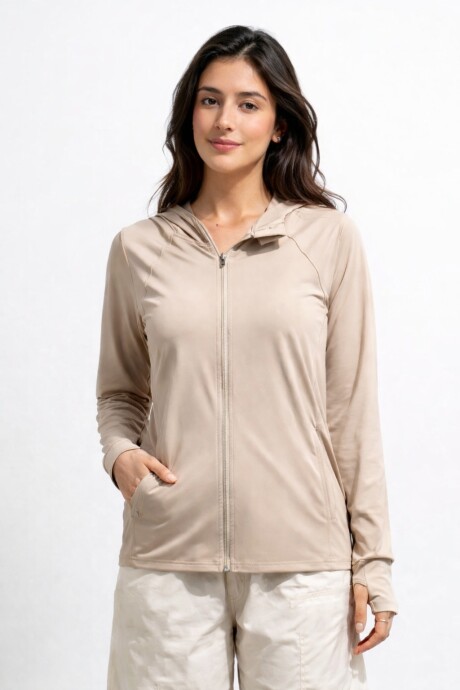 Campera Azur Beige