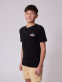T-SHIRT QUIQUE TEEN RUSTY Negro