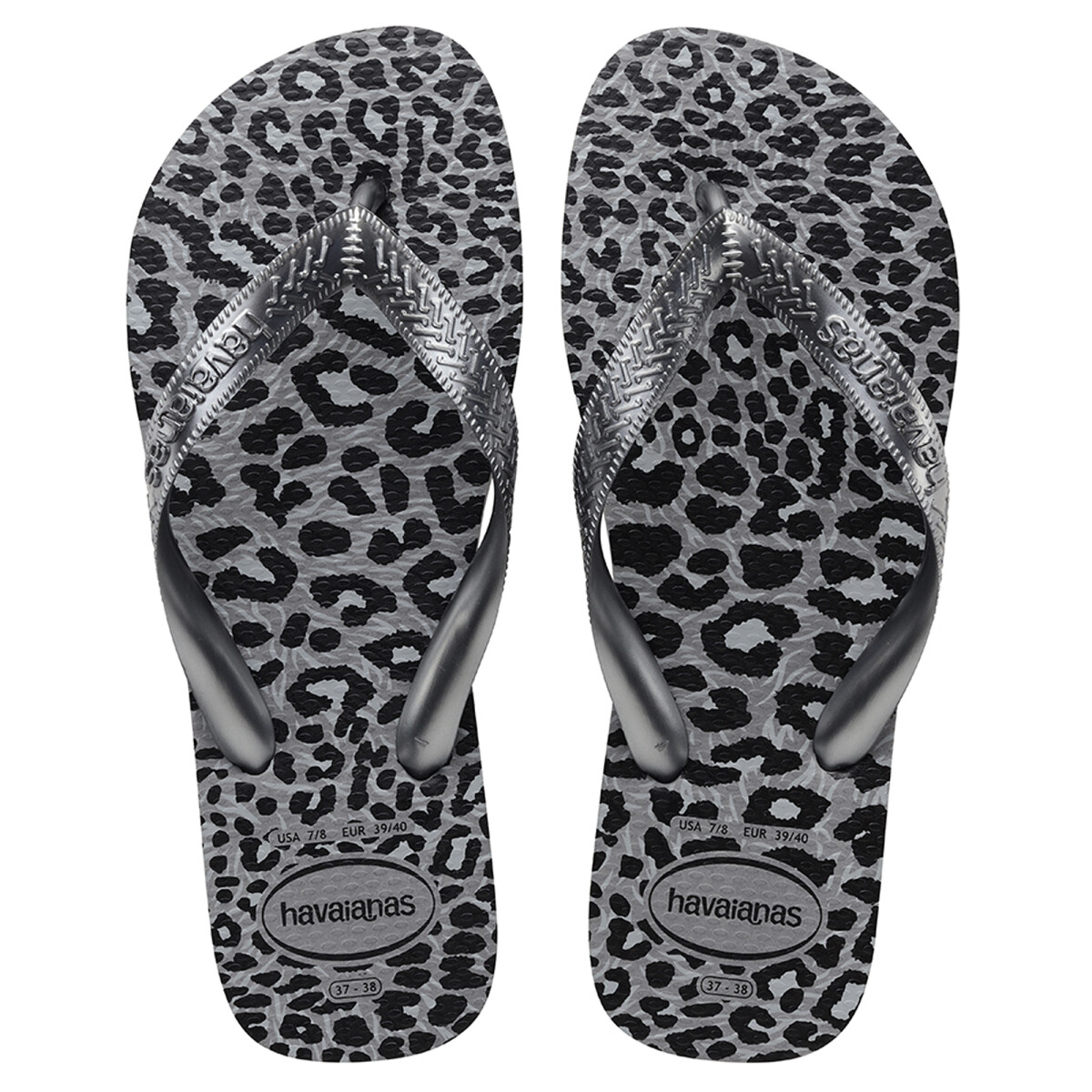 Sandalia de Mujer Havaianas Top Animals - Gris - Gris acero 