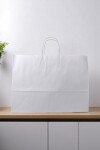 Bolsa lisa luna 43x12x32 cm BLANCO
