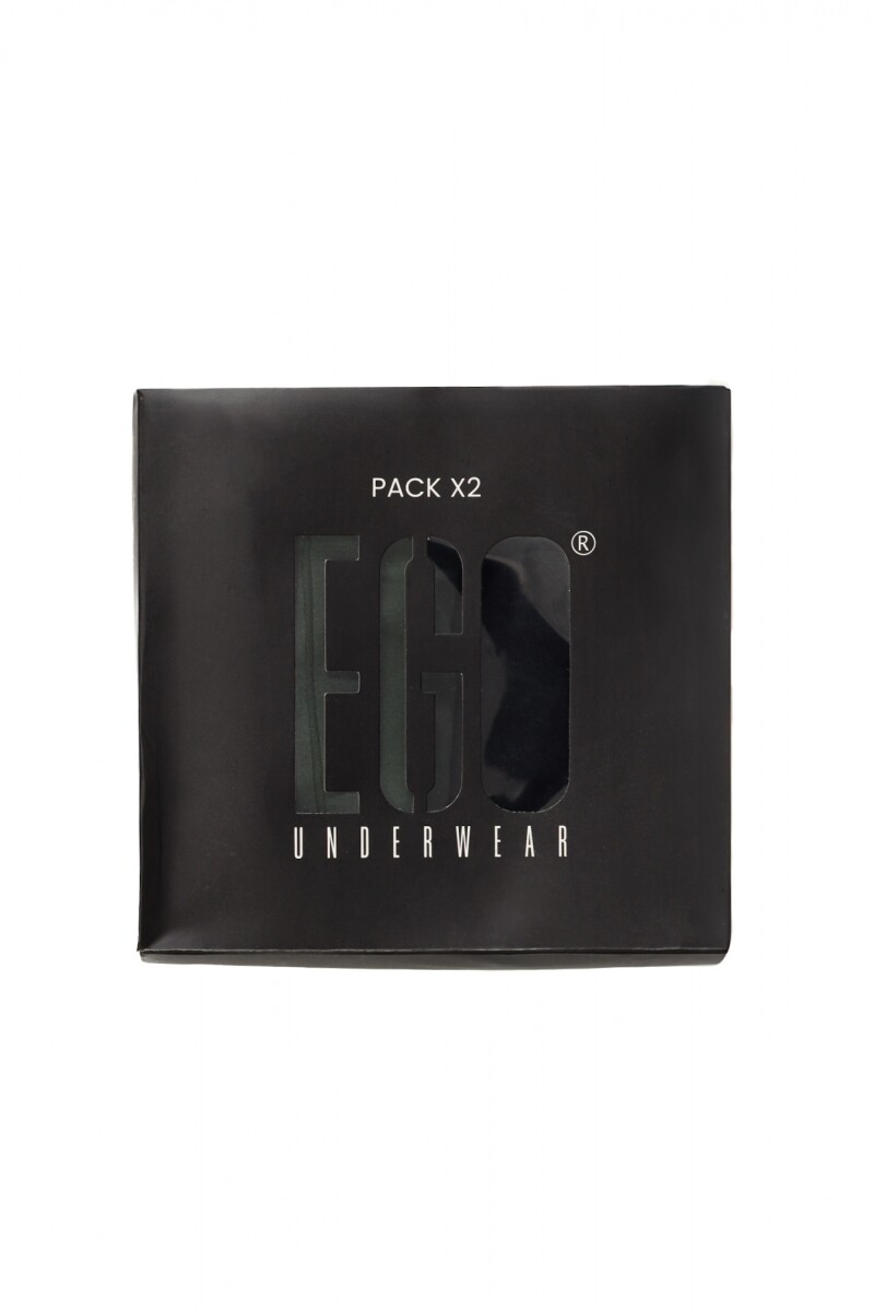 Pack x2 Boxer Liso - NE/VE 