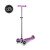 Monopatín Micro Maxi Glow LED Ajustable con 3 Ruedas PURPURA