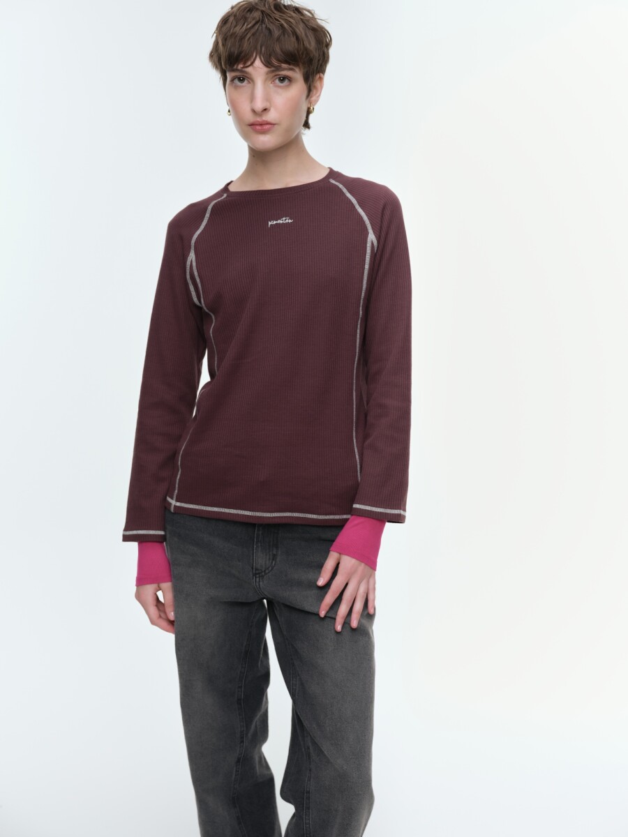 Remera Peggy - Marron 