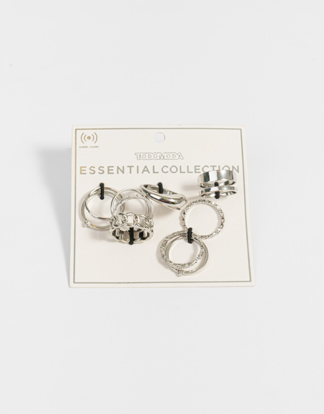 Sets Anillos De metal Set De Anillos Essential - Plateado