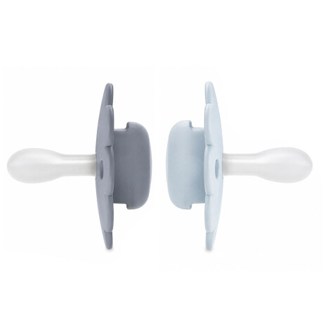 Chupete X2 Wonder SX Pro 0-6m Silicona Fisiológico Suave Azul-celeste