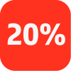 20% No te pierdas las mejores Ofertas