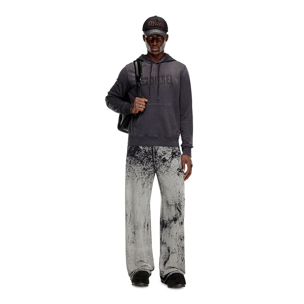 Poleron Diesel S-Ginn-Hood-K44 Hombre Black